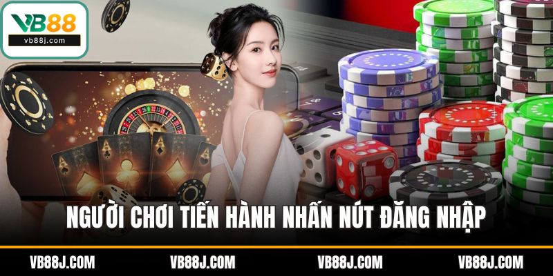 Người chơi tiến hành nhấn nút đăng nhập