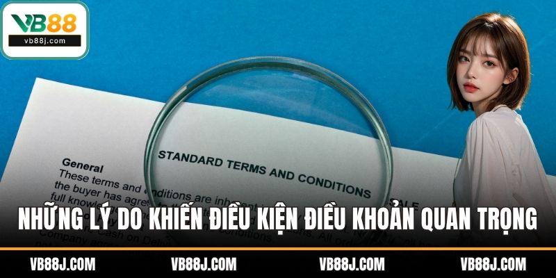 Những lý do khiến điều kiện điều khoản quan trọng