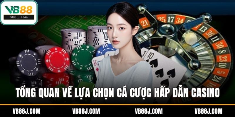 Tổng quan về lựa chọn cá cược hấp dẫn casino